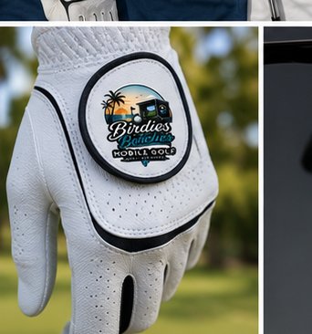 Birdies & Beaches golf glove